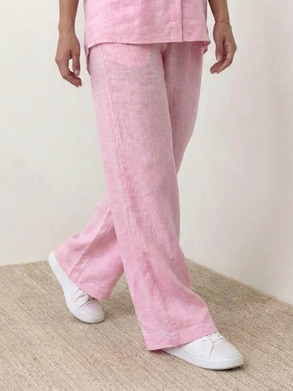 100% cotton double comfort set in vibrant colors with relaxed fit two-piece travel-ready outfit