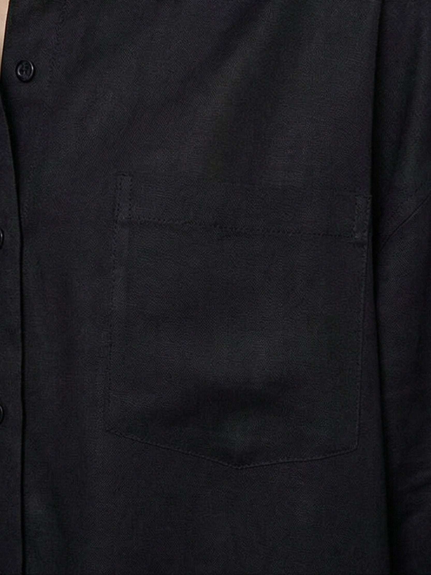 Lightweight 100% cotton-linen oversized shirt with dropped shoulders and curved hem