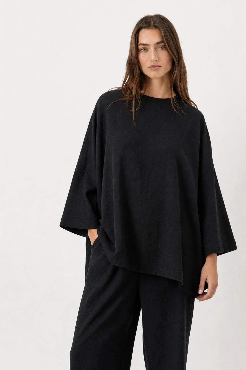 Everyday Fashion Loose-Fit two-piece matching set with breathable fabric and relaxed fit for casual elegance