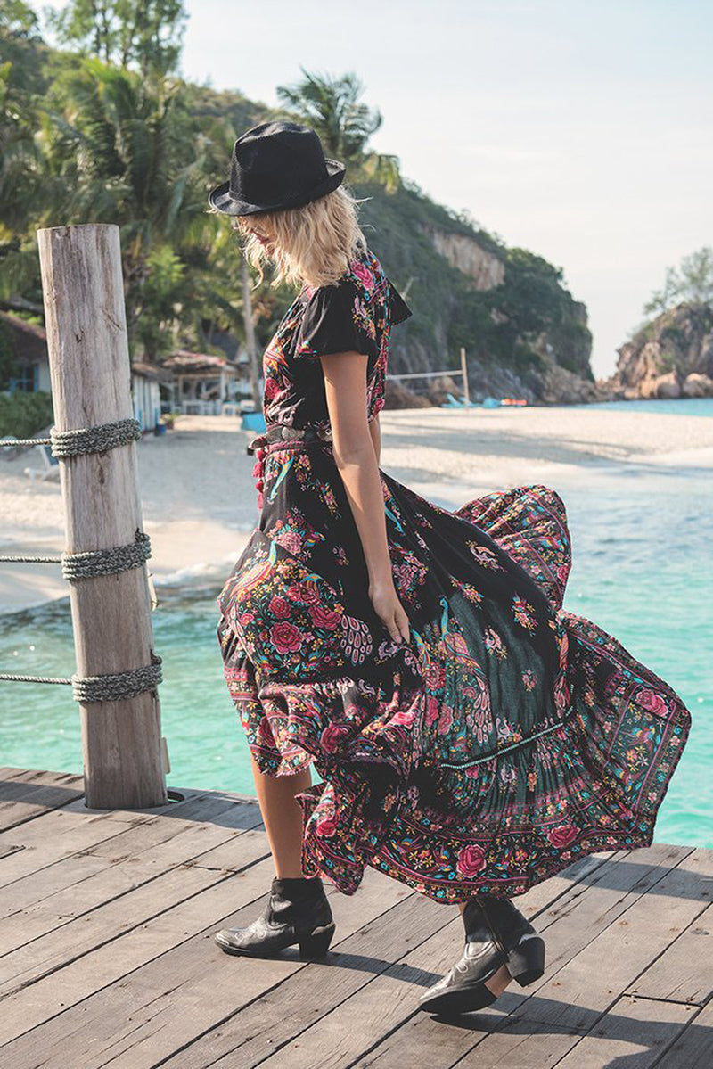 Peacock Gypsy Dress