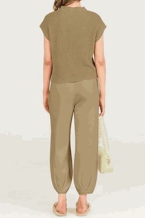 Comfy Couture Knit Sweater Two-Piece Set