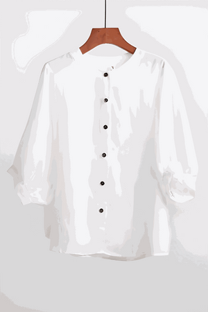 Relaxed Loose Breathable Linen Blouse
