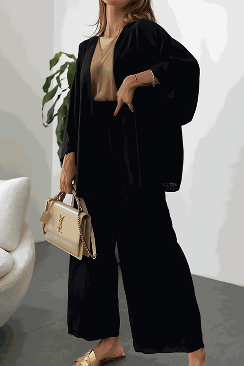 Chic Comfort Kimono Two-Piece Set