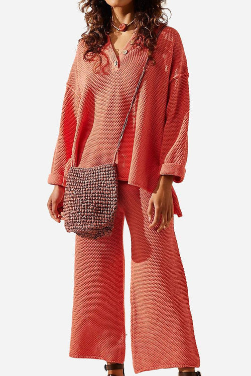 Multi-Weather Comfort: Two-Piece Oversized Set