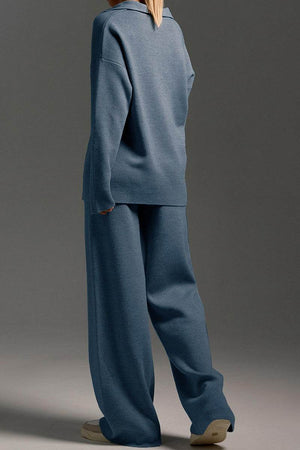 Plush & Preppy Camel Two-Piece Set