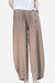 Lightweight beige Ramie Linen Cotton Pants with a relaxed fit and breathable fabric blend.
