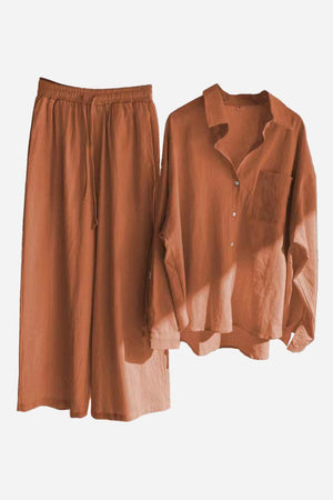 Cotton-Linen Two-Piece Set