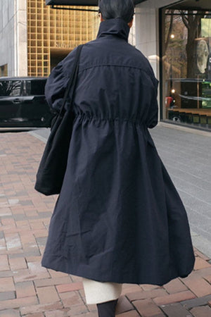 Oversized Cotton Stain-Resistant Coat