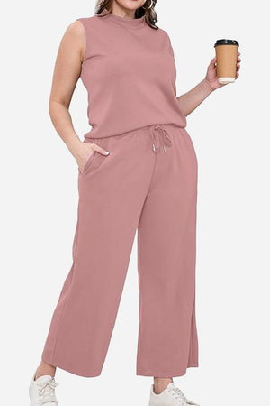 Cotton Chic Sleeveless Two-Piece