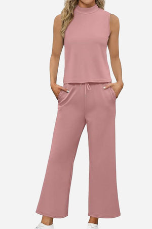 Cotton Chic Sleeveless Two-Piece