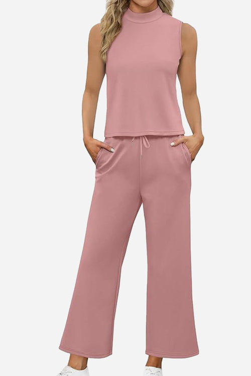 Cotton Chic Sleeveless Two-Piece