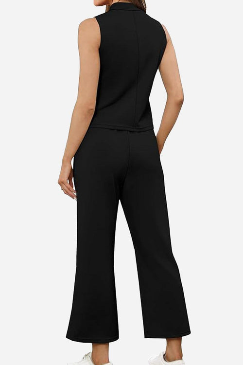 Cotton Chic Sleeveless Two-Piece