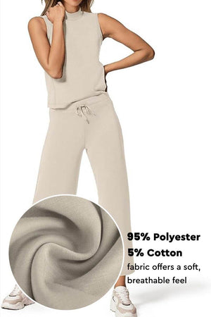 Cotton Chic Sleeveless Two-Piece
