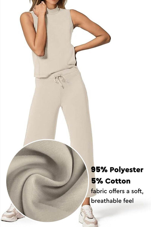 Cotton Chic Sleeveless Two-Piece
