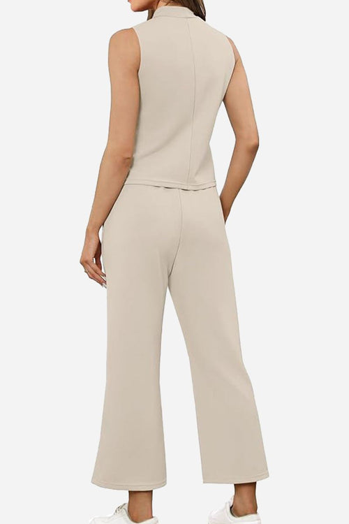 Cotton Chic Sleeveless Two-Piece