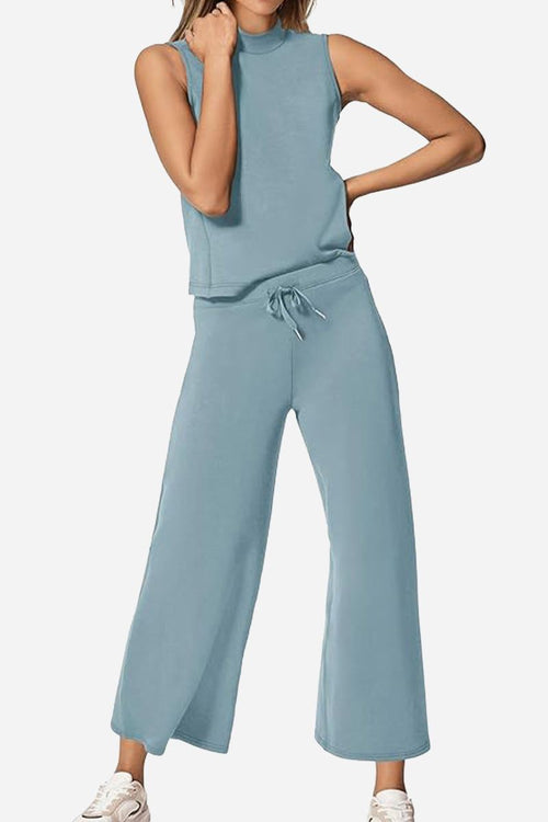 Cotton Chic Sleeveless Two-Piece