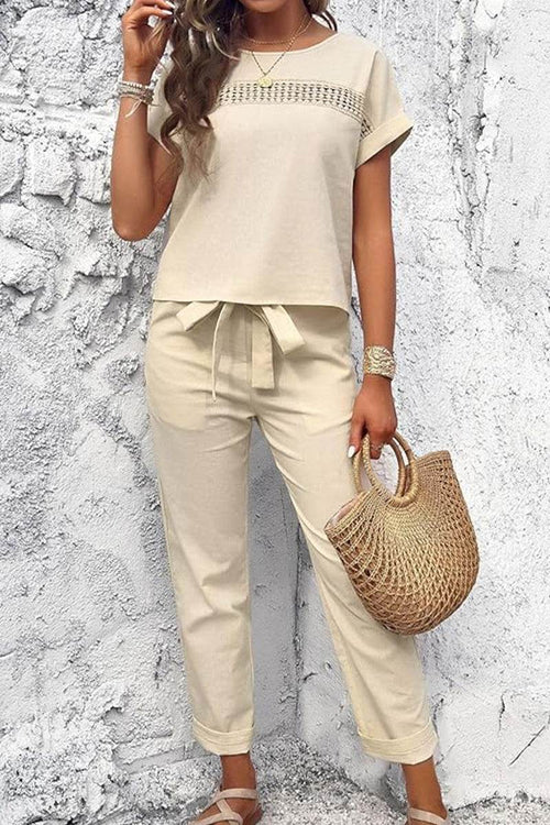 100% Cotton Total Comfort Two-Piece Set
