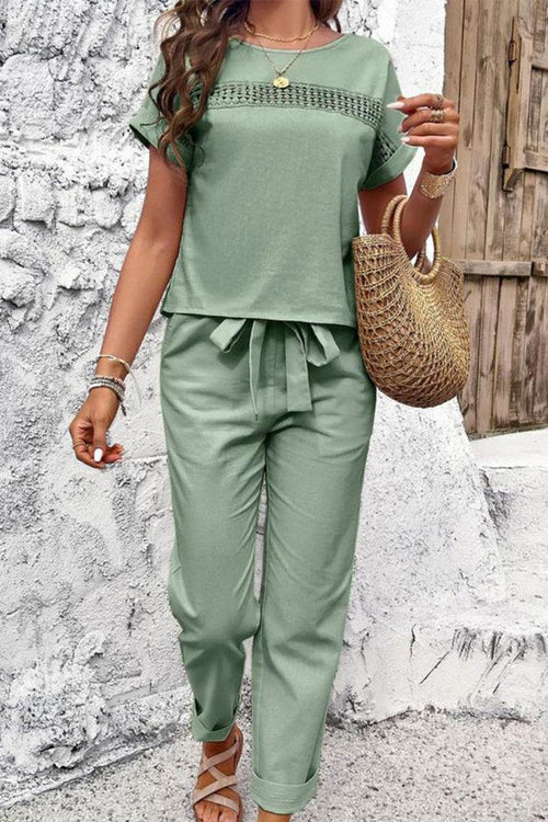 100% Cotton Total Comfort Two-Piece Set