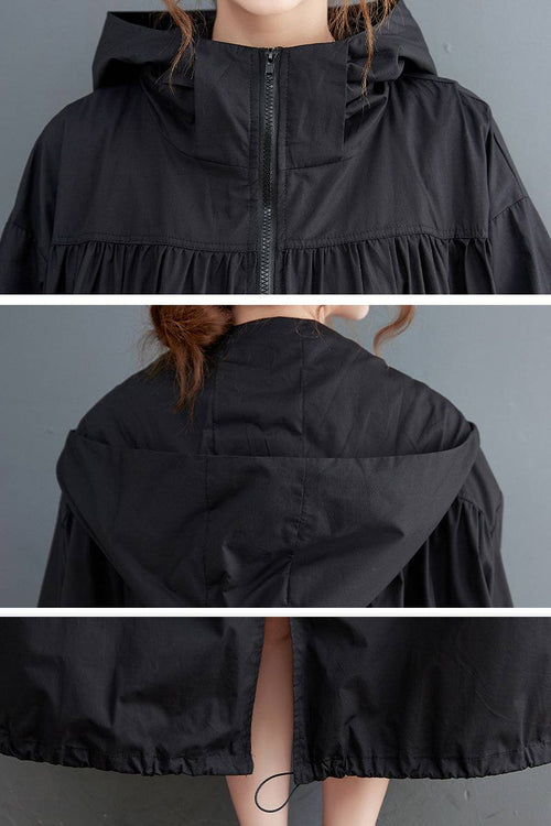 One Size Oversized All-Weather Water-Resistant Windbreaker