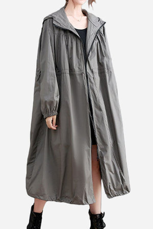One Size Oversized All-Weather Water-Resistant Windbreaker