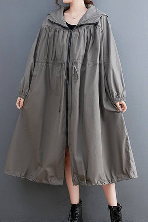 One Size Oversized All-Weather Water-Resistant Windbreaker
