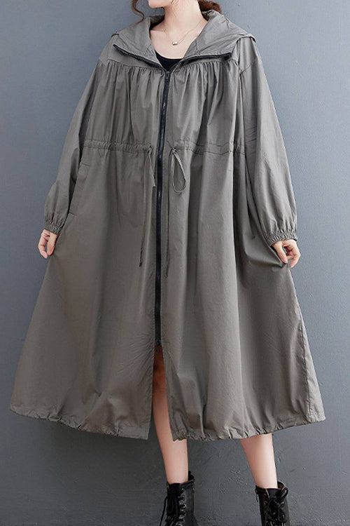 One Size Oversized All-Weather Water-Resistant Windbreaker