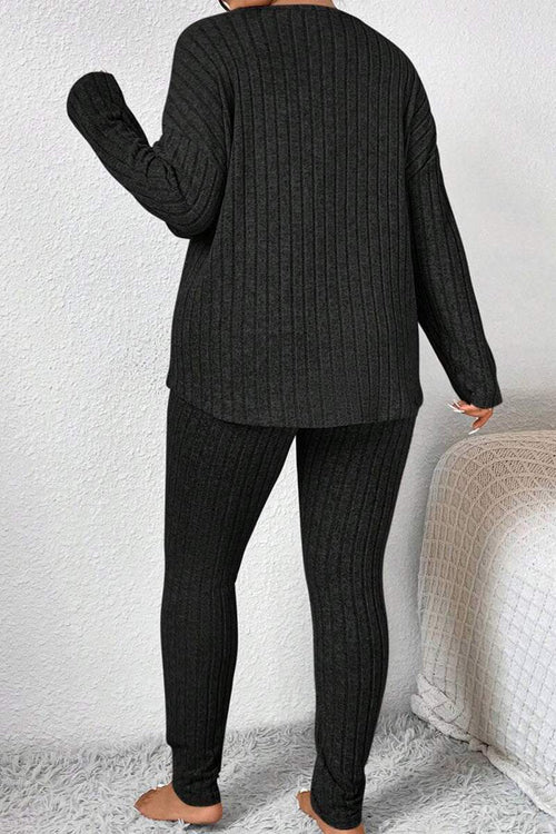 Body Confident Oversized Knit Two-Piece