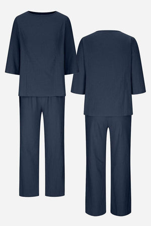 Elegant Textured Two-Piece Set