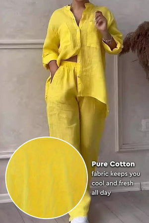 100% Cotton Double Comfort Two Piece Set