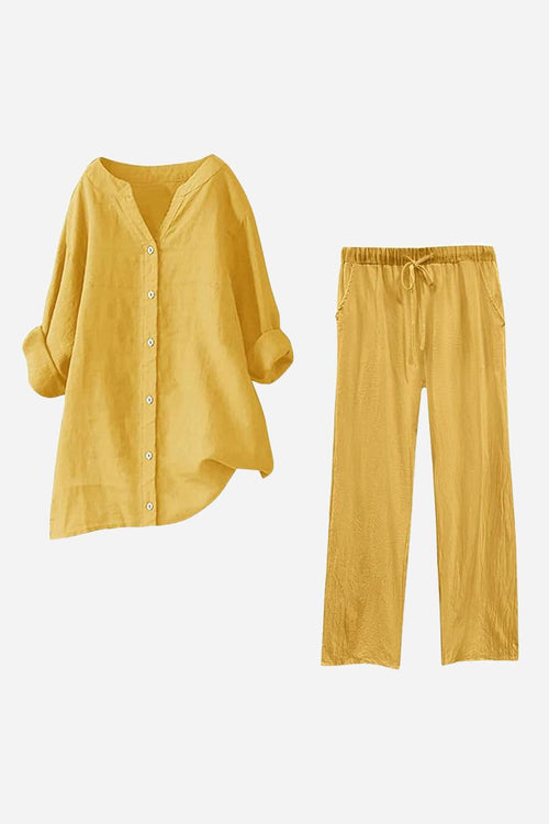 100% Cotton Double Comfort Two Piece Set
