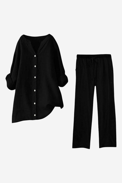 100% Cotton Double Comfort Two Piece Set