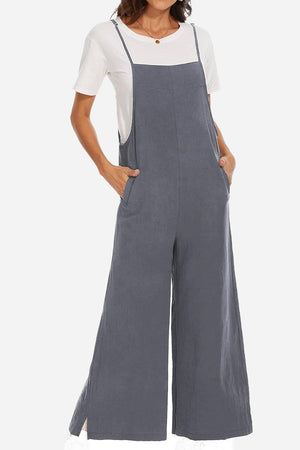 Cotton Blend Comfort Jumpsuit
