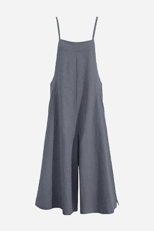 Cotton Blend Comfort Jumpsuit