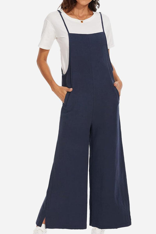 Cotton Blend Comfort Jumpsuit