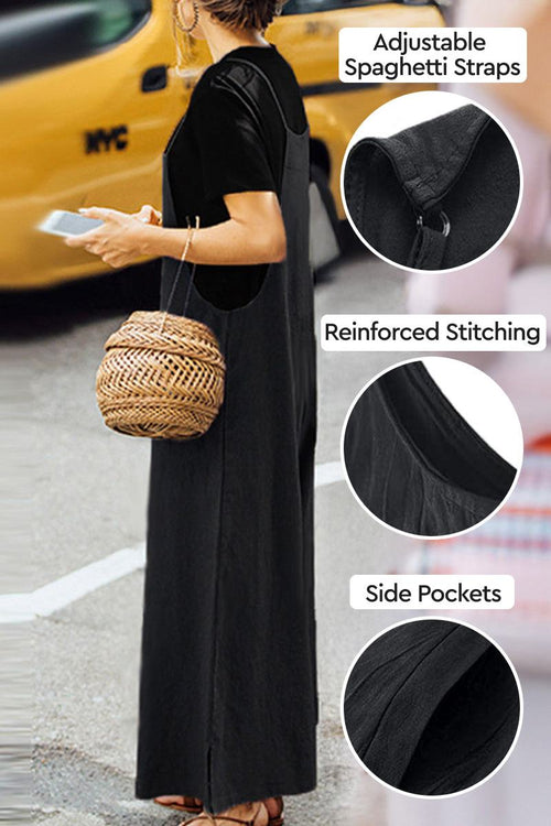 Cotton Blend Comfort Jumpsuit