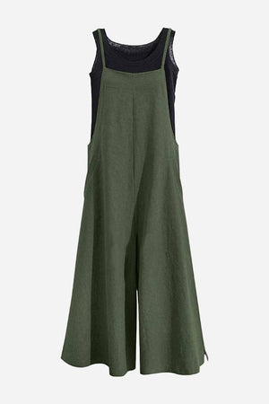 Cotton Blend Comfort Jumpsuit