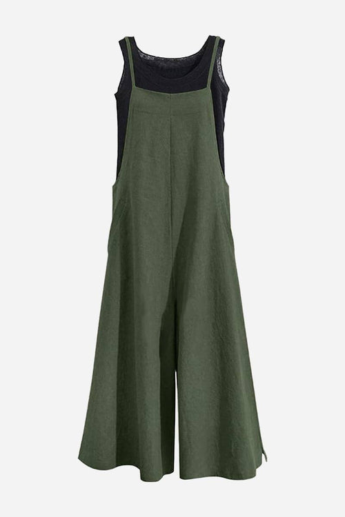 Cotton Blend Comfort Jumpsuit
