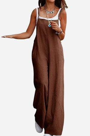 Cotton Blend Comfort Jumpsuit