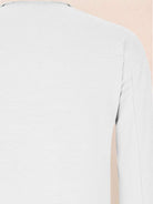 Half-zip waffle pullover with fold-over collar and kangaroo pocket in neutral tones