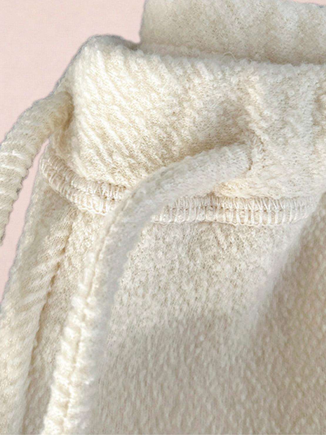 Lightweight wool lyocell blend wide leg pants with soft brushed texture and relaxed fit