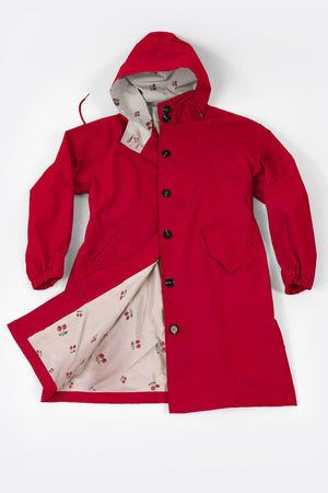 Water Resistant Oversized Hooded Windbreaker Rain Jacket - Halloween Collection