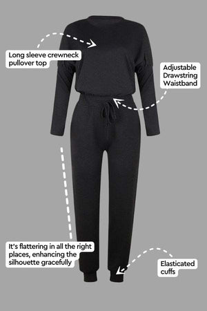 Cozy Chic Two-Piece Sweatsuit Set