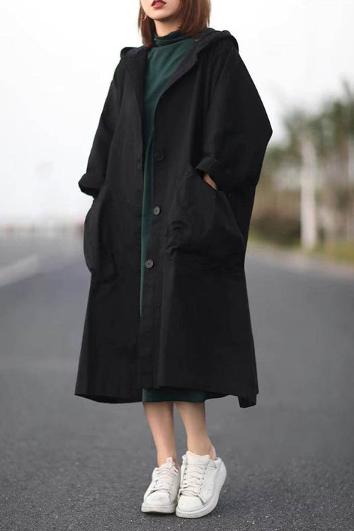 One Size Fits All Oversized Water Resistant Windbreaker Jacket