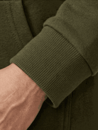 Oversized long zip sweatshirt hoodie with fleece lining and drawstring hood for casual layering