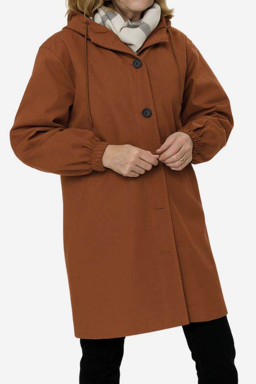 Water Resistant Oversized Hooded Windbreaker Rain Jacket