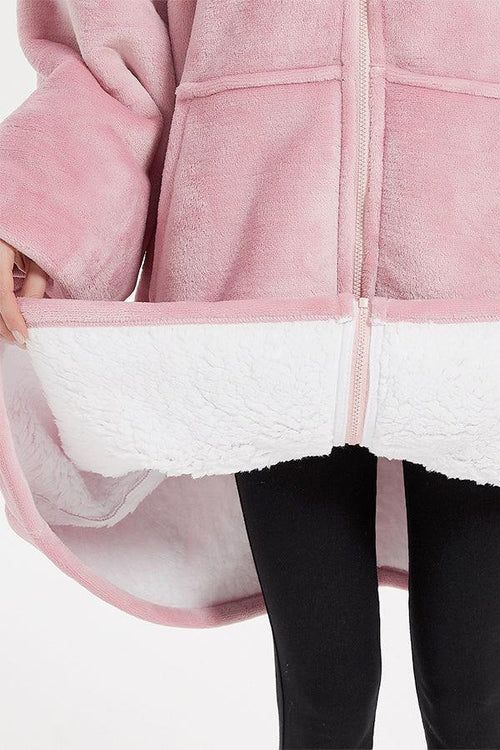 Oversized Ultra Soft Hooded Blanket