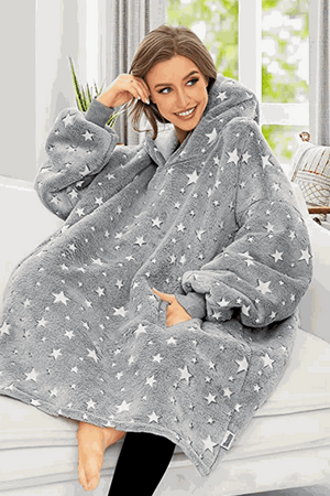Lazy Fleece Bright Blanket Sweater