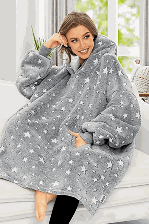 Lazy Fleece Bright Blanket Sweater